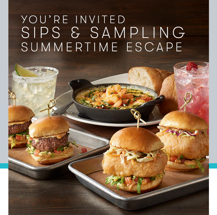 You're Invited - Sips and Sampling Summertime Escape